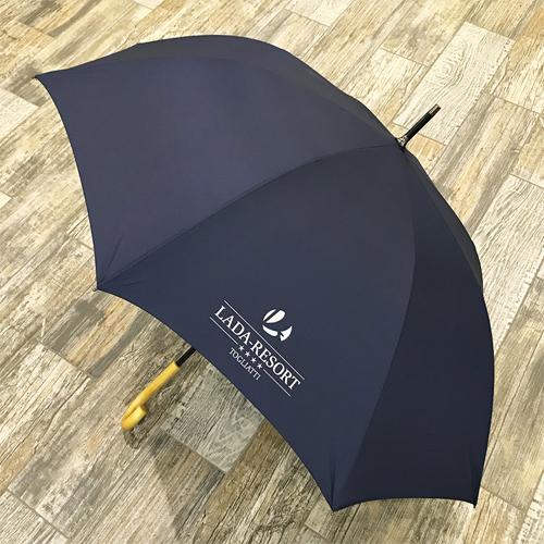 Как нанести логотип компании на различные зонты