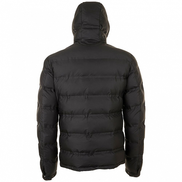 Куртка мужская RIDLEY MEN, черная с логотипом в Балашихе заказать по выгодной цене в кибермаркете AvroraStore