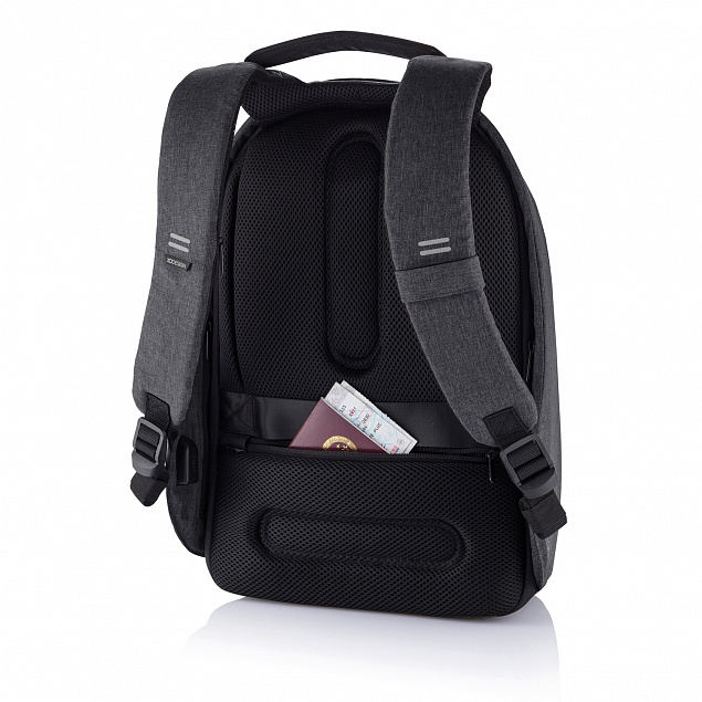 Антикражный рюкзак Bobby Hero Regular, черный с логотипом в Балашихе заказать по выгодной цене в кибермаркете AvroraStore