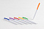 Ручка шариковая Pin, белая с фиолетовым с логотипом в Балашихе заказать по выгодной цене в кибермаркете AvroraStore