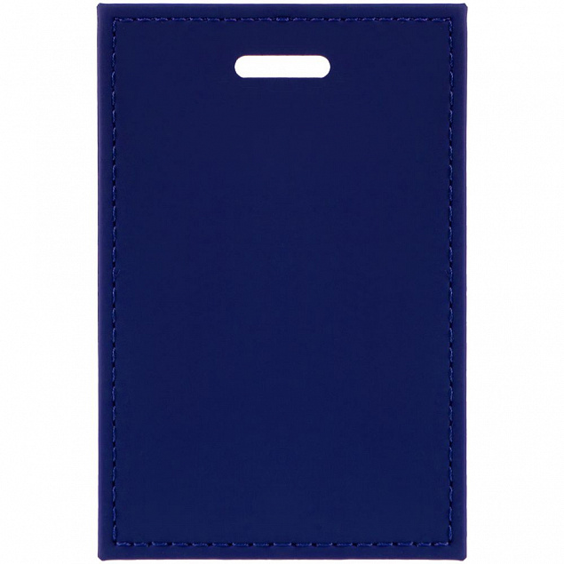 Чехол для пропуска Shall, синий с логотипом в Балашихе заказать по выгодной цене в кибермаркете AvroraStore