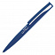 Ручка шариковая "Dial", темно-синий/серебристый, покрытие soft touch с логотипом в Балашихе заказать по выгодной цене в кибермаркете AvroraStore