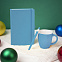 Подарочный набор HAPPINESS: блокнот, ручка, кружка, голубой с логотипом в Балашихе заказать по выгодной цене в кибермаркете AvroraStore