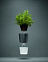 Горшок для растений с функцией самополива Flowerpot, фарфоровый, голубой с логотипом в Балашихе заказать по выгодной цене в кибермаркете AvroraStore