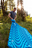 Надувной коврик Static V Double, синий с логотипом в Балашихе заказать по выгодной цене в кибермаркете AvroraStore