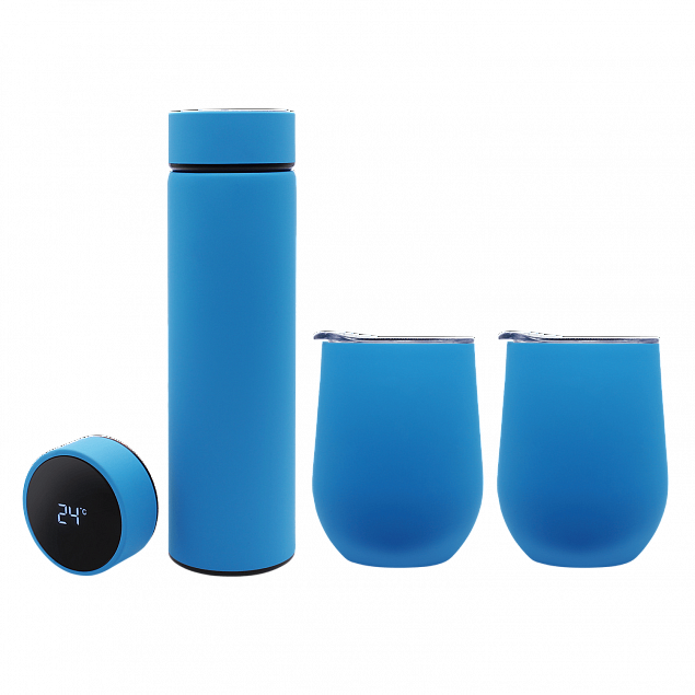 Набор Hot Box CS2 grey (голубой) с логотипом в Балашихе заказать по выгодной цене в кибермаркете AvroraStore