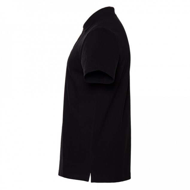 Рубашка поло Рубашка унисекс 04B Чёрный с логотипом в Балашихе заказать по выгодной цене в кибермаркете AvroraStore