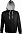 Толстовка мужская Soul Men 290 с контрастным капюшоном, черная с логотипом в Балашихе заказать по выгодной цене в кибермаркете AvroraStore