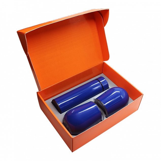 Набор Hot Box C2 G, синий с логотипом в Балашихе заказать по выгодной цене в кибермаркете AvroraStore