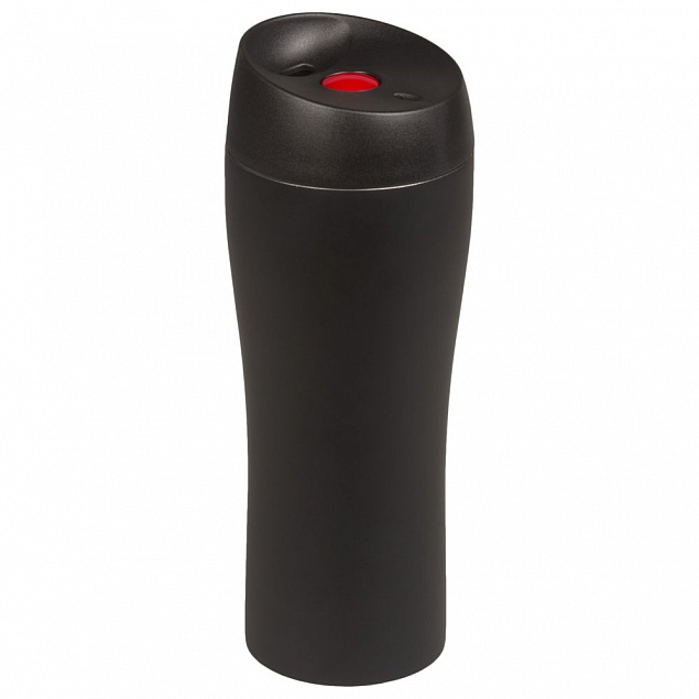 Термостакан Solingen, вакуумный, герметичный, черный с логотипом в Балашихе заказать по выгодной цене в кибермаркете AvroraStore