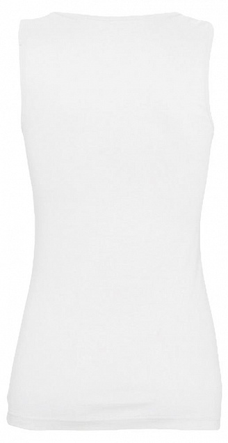 Майка женская JANE 150, белая с логотипом в Балашихе заказать по выгодной цене в кибермаркете AvroraStore