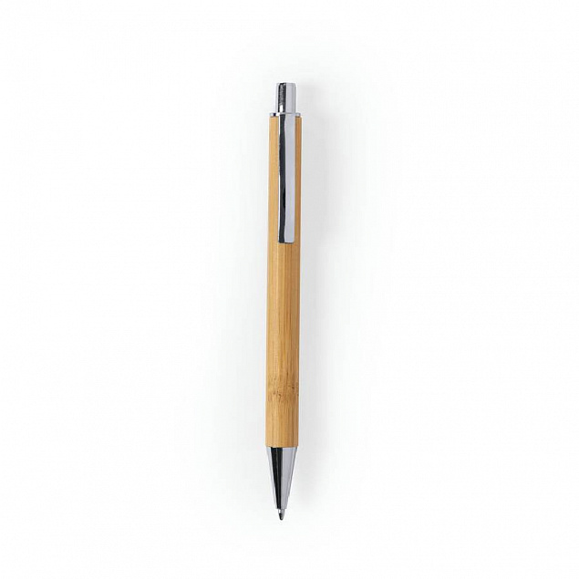 Ручка шариковая,REYCAN, бамбук, металл с логотипом в Балашихе заказать по выгодной цене в кибермаркете AvroraStore