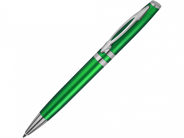 Ручка шариковая Невада, зеленый металлик с логотипом в Балашихе заказать по выгодной цене в кибермаркете AvroraStore