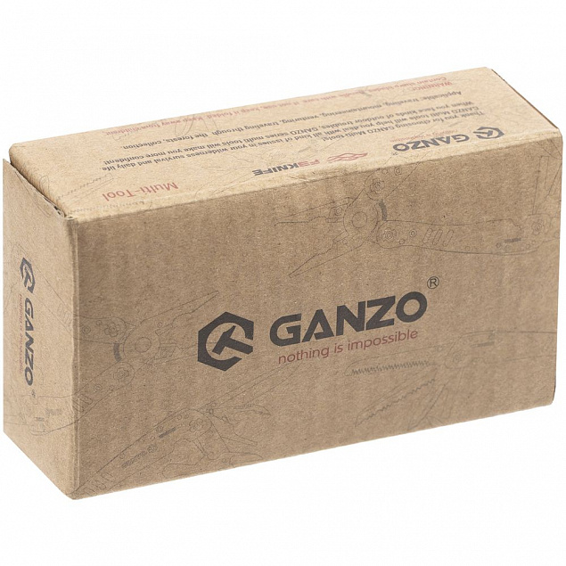 Мультитул Ganzo G104, серебристый с логотипом в Балашихе заказать по выгодной цене в кибермаркете AvroraStore