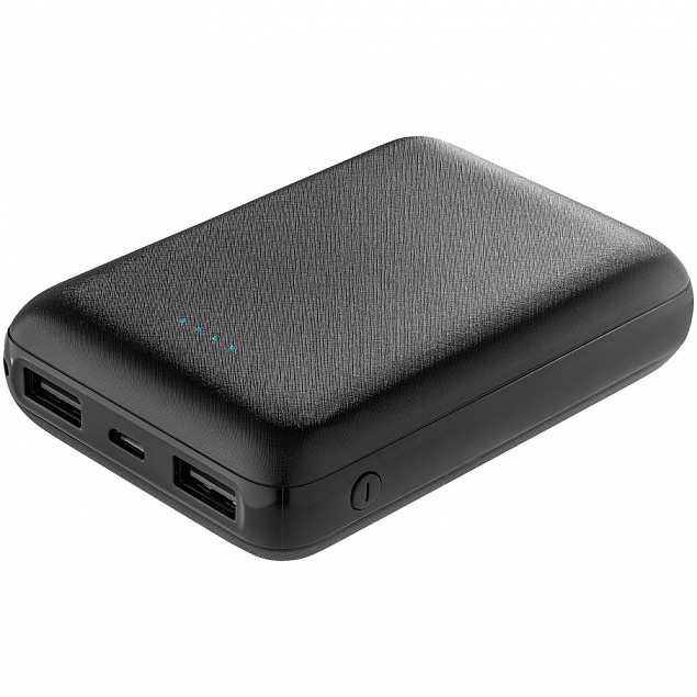 Внешний аккумулятор Uniscend Full Feel 10000 mAh, черный с логотипом в Балашихе заказать по выгодной цене в кибермаркете AvroraStore
