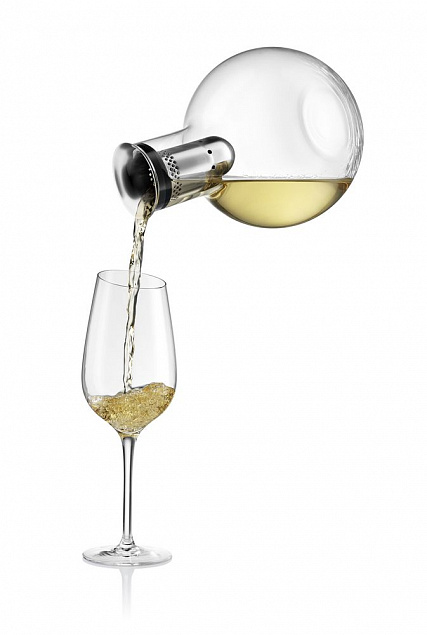 Декантер для вина Drip-free с охлаждающей подставкой с логотипом в Балашихе заказать по выгодной цене в кибермаркете AvroraStore