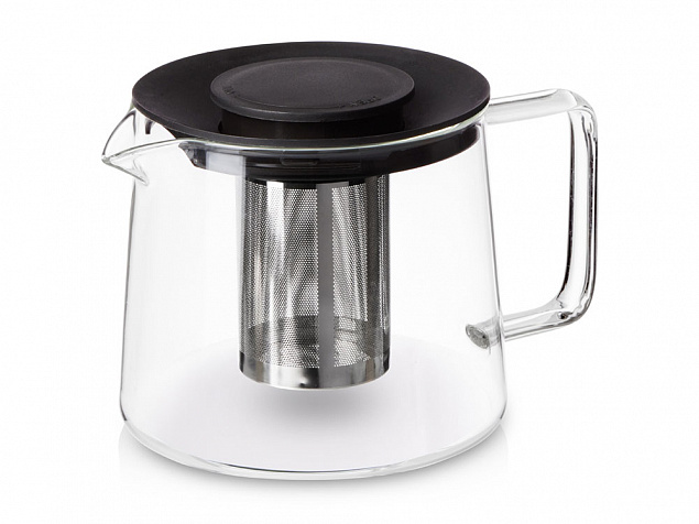 Стеклянный заварочный чайник с фильтром «Pu-erh» с логотипом в Балашихе заказать по выгодной цене в кибермаркете AvroraStore