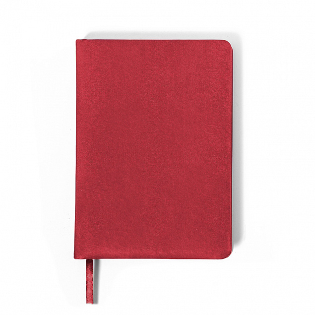 Ежедневник недатированный Duncan, А5,  красный, белый блок с логотипом в Балашихе заказать по выгодной цене в кибермаркете AvroraStore