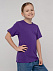 Футболка детская T-Bolka Kids, фиолетовая с логотипом в Балашихе заказать по выгодной цене в кибермаркете AvroraStore