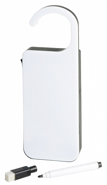 Светодиодная дверная вешалка, черный, белый с логотипом в Балашихе заказать по выгодной цене в кибермаркете AvroraStore