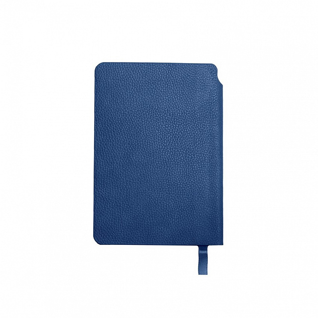 Ежедневник недатированный SALLY, A6, синий, кремовый блок с логотипом в Балашихе заказать по выгодной цене в кибермаркете AvroraStore