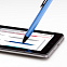 Ручка шариковая со стилусом FLUTE TOUCH, синий с логотипом в Балашихе заказать по выгодной цене в кибермаркете AvroraStore