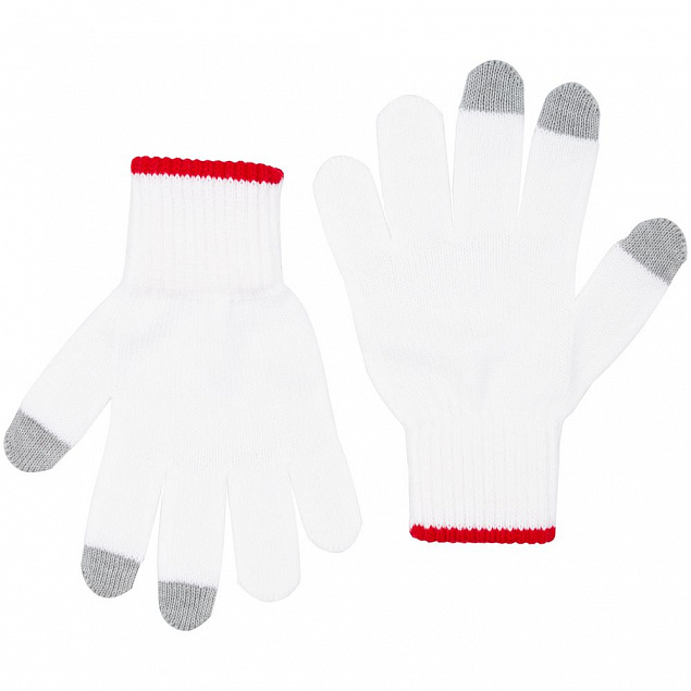 Сенсорные перчатки на заказ Guanti Tok, полушерсть с логотипом в Балашихе заказать по выгодной цене в кибермаркете AvroraStore