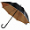 Зонт-трость Downtown, черный с синим с логотипом в Балашихе заказать по выгодной цене в кибермаркете AvroraStore