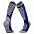 Термоноски мужские высокие Monterno Sport, синие с серым с логотипом в Балашихе заказать по выгодной цене в кибермаркете AvroraStore