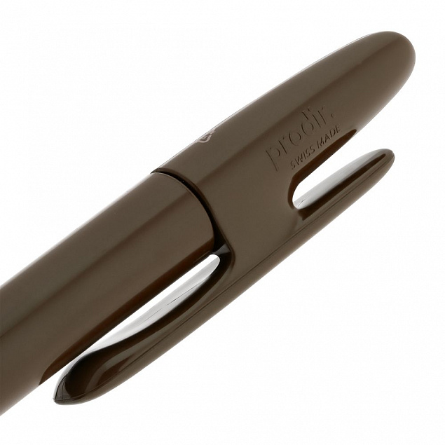 Ручка шариковая Prodir DS5 TJJ Regenerated, серо-коричневая с логотипом в Балашихе заказать по выгодной цене в кибермаркете AvroraStore