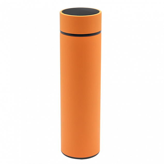 Термос Indy, оранжевый с логотипом в Балашихе заказать по выгодной цене в кибермаркете AvroraStore