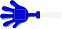 Трещотка (в виде руки) с логотипом в Балашихе заказать по выгодной цене в кибермаркете AvroraStore
