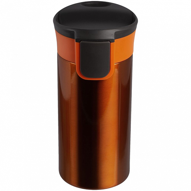 Термостакан Tralee, оранжевый с логотипом в Балашихе заказать по выгодной цене в кибермаркете AvroraStore