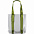 Шоппер Clear Fest, прозрачный серый с зелеными ручками с логотипом в Балашихе заказать по выгодной цене в кибермаркете AvroraStore