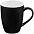 Кружка Bright Tulip, матовая, черная с синим с логотипом в Балашихе заказать по выгодной цене в кибермаркете AvroraStore