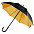 Зонт-трость Downtown, черный с красным с логотипом в Балашихе заказать по выгодной цене в кибермаркете AvroraStore