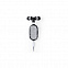 Набор подарочный SILENT-ZONE: бизнес-блокнот, ручка, наушники, коробка, стружка, бело-черный с логотипом в Балашихе заказать по выгодной цене в кибермаркете AvroraStore