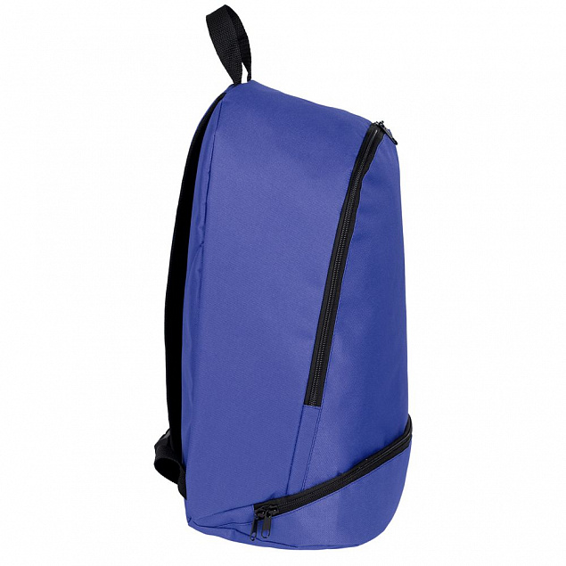 Рюкзак спортивный Unit Athletic, синий с логотипом в Балашихе заказать по выгодной цене в кибермаркете AvroraStore