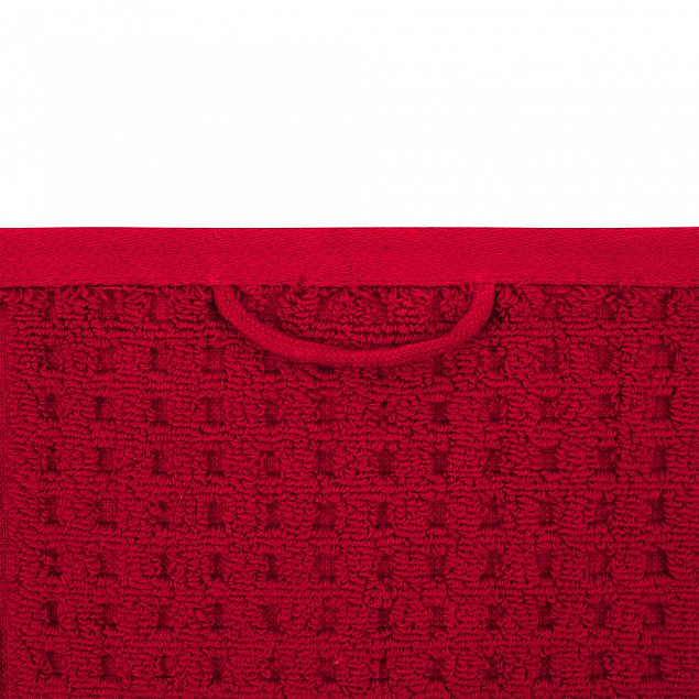 Полотенце Farbe, среднее, бордовое с логотипом в Балашихе заказать по выгодной цене в кибермаркете AvroraStore