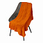Плед Cella вязаный, оранжевый (без подарочной коробки) с логотипом в Балашихе заказать по выгодной цене в кибермаркете AvroraStore