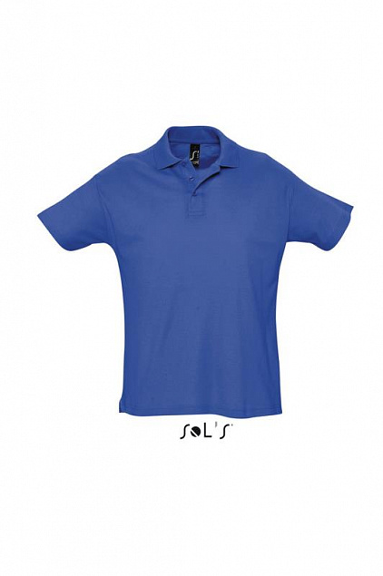 Джемпер (рубашка-поло) SUMMER II мужская,Ярко-синий L с логотипом в Балашихе заказать по выгодной цене в кибермаркете AvroraStore