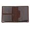 Чехол для документов Classic, коричневый с логотипом в Балашихе заказать по выгодной цене в кибермаркете AvroraStore