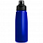 Спортивная бутылка Rally, синяя с логотипом в Балашихе заказать по выгодной цене в кибермаркете AvroraStore