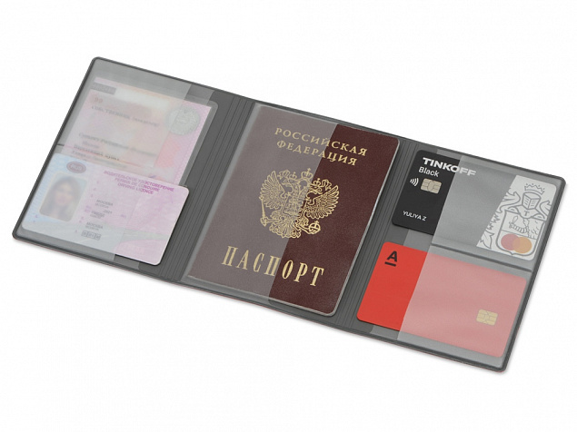 Обложка на магнитах для автодокументов и паспорта «Favor» с логотипом в Балашихе заказать по выгодной цене в кибермаркете AvroraStore