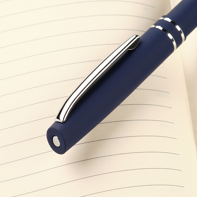 Шариковая ручка Consul, синяя с логотипом в Балашихе заказать по выгодной цене в кибермаркете AvroraStore