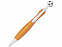 Ручка пластиковая шариковая «Naples football» с логотипом в Балашихе заказать по выгодной цене в кибермаркете AvroraStore