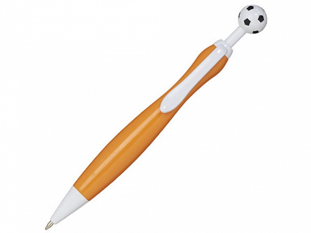 Ручка пластиковая шариковая «Naples football» с логотипом в Балашихе заказать по выгодной цене в кибермаркете AvroraStore