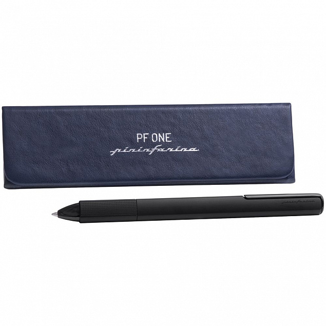 Ручка шариковая PF One, черная с логотипом в Балашихе заказать по выгодной цене в кибермаркете AvroraStore