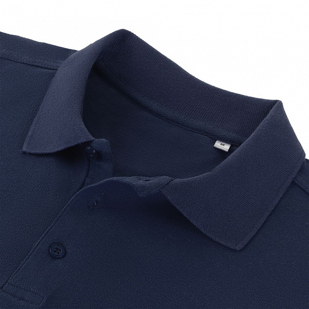 Рубашка поло мужская Virma Stretch, темно-синяя с логотипом в Балашихе заказать по выгодной цене в кибермаркете AvroraStore