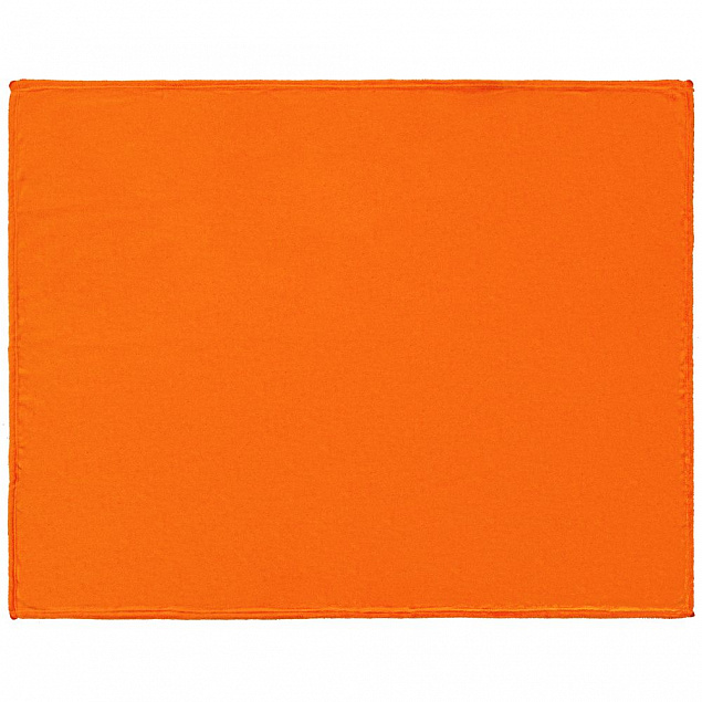 Плед Plush, оранжевый с логотипом в Балашихе заказать по выгодной цене в кибермаркете AvroraStore